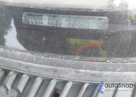 1990 Geo Prizm Lsi из США, поврежденный, VIN 1Y1SK5160LZ078020